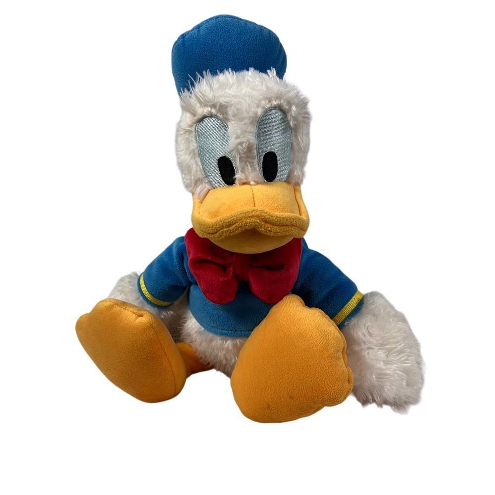 Disney Parks Fuzzy 16 Inch Donald Duck Plush Stuffed Animal